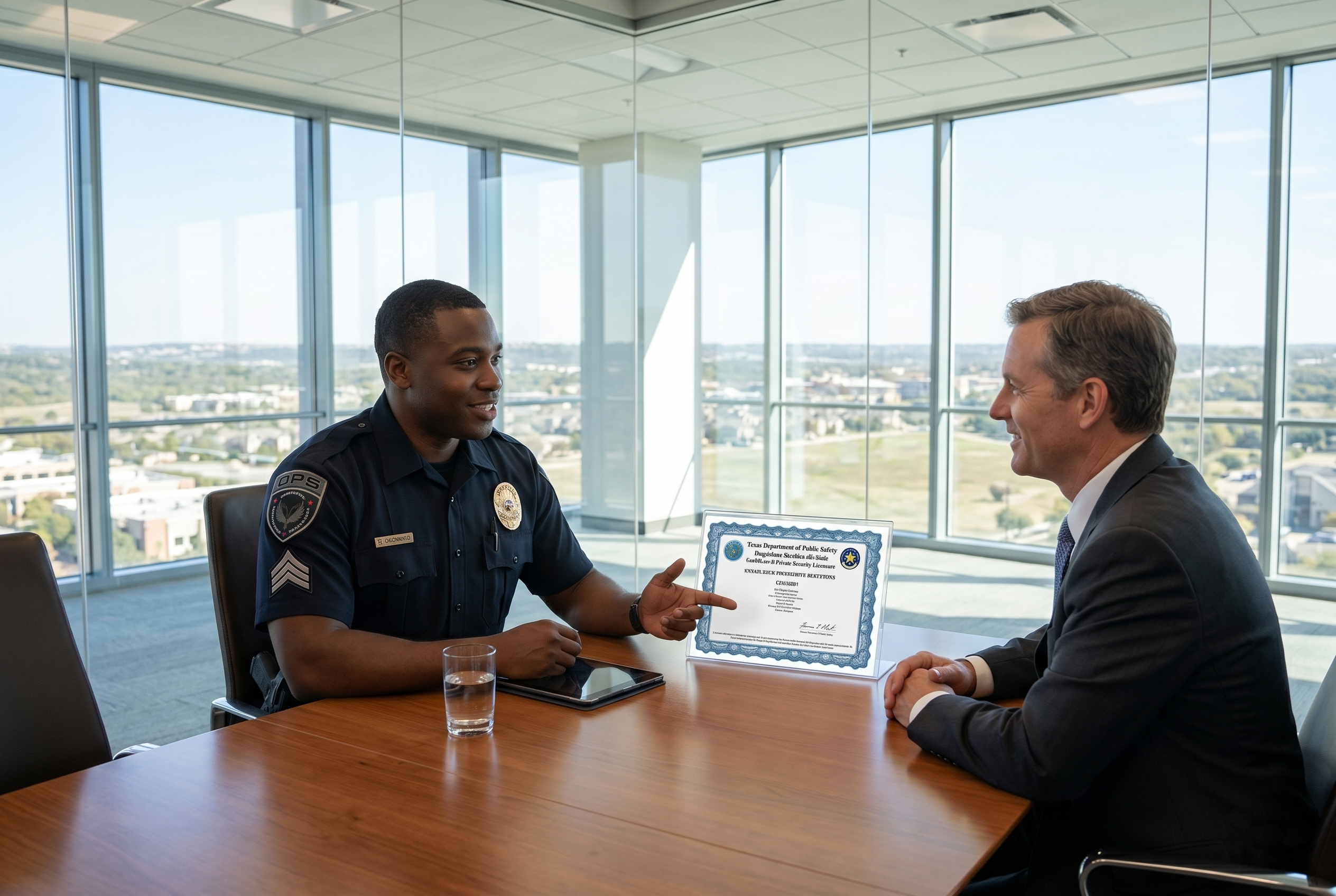 Texas DPS licensed security company Denton County DPS License C23016201 Overwatch Protective Solutions